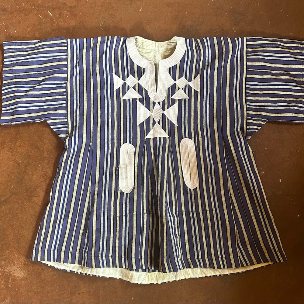 Handwoven Ghanaian Smock Shirt Dashiki